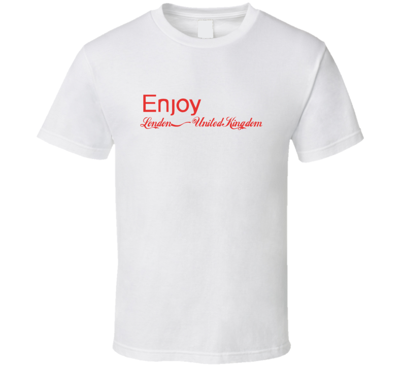 Enjoy London, United Kingdom Countries T Shirts