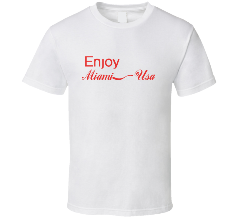 Enjoy Miami, Usa Countries T Shirts