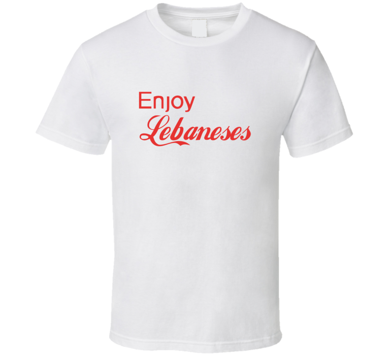 Enjoy Lebaneses Nationalities T Shirts