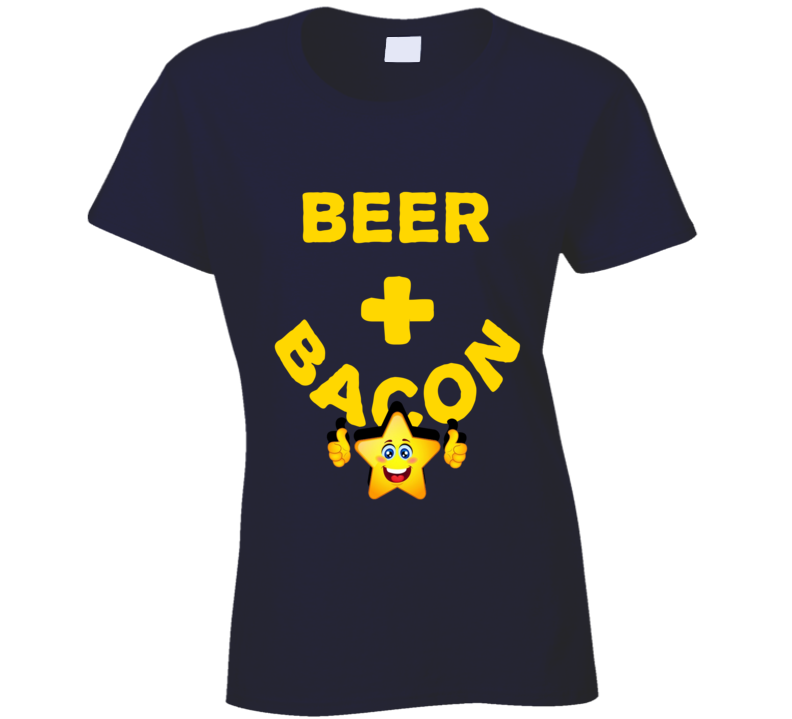 Beer Plus Bacon Funny Love Trending Fan T Shirt