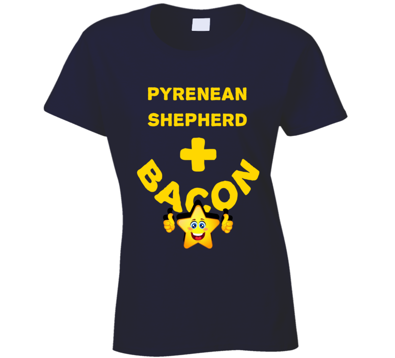 Pyrenean Shepherd Plus Bacon Funny Love Trending Fan T Shirt