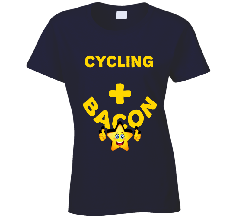 Cycling Plus Bacon Funny Love Trending Fan T Shirt