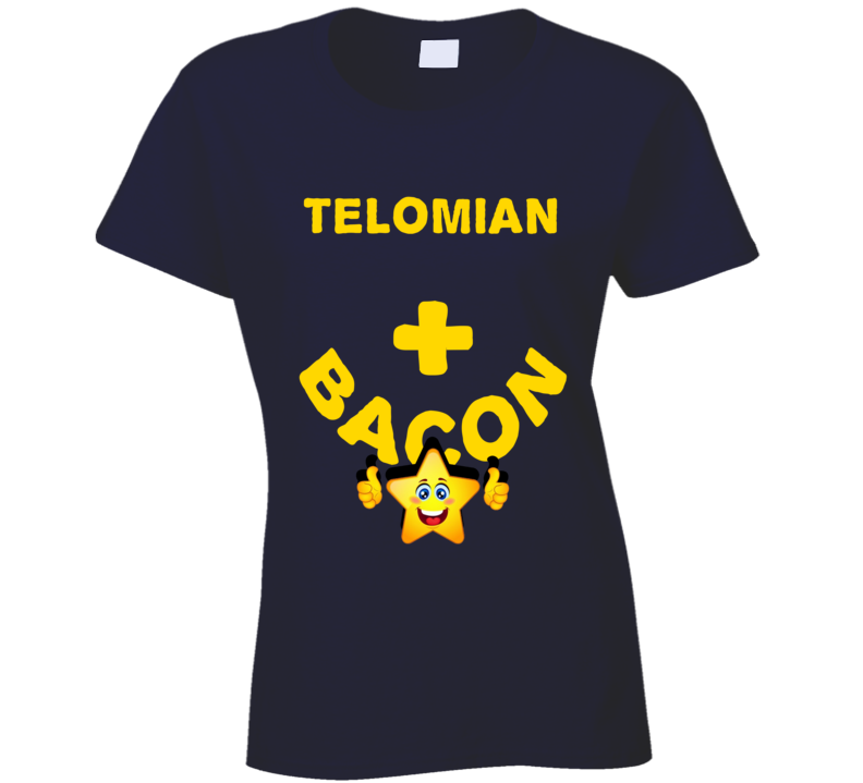 Telomian Plus Bacon Funny Love Trending Fan T Shirt