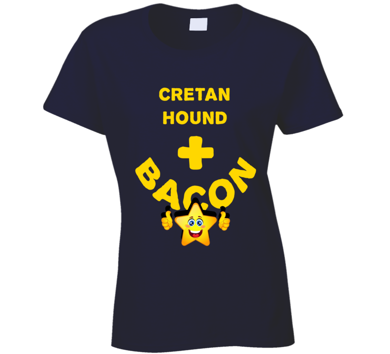 Cretan Hound Plus Bacon Funny Love Trending Fan T Shirt