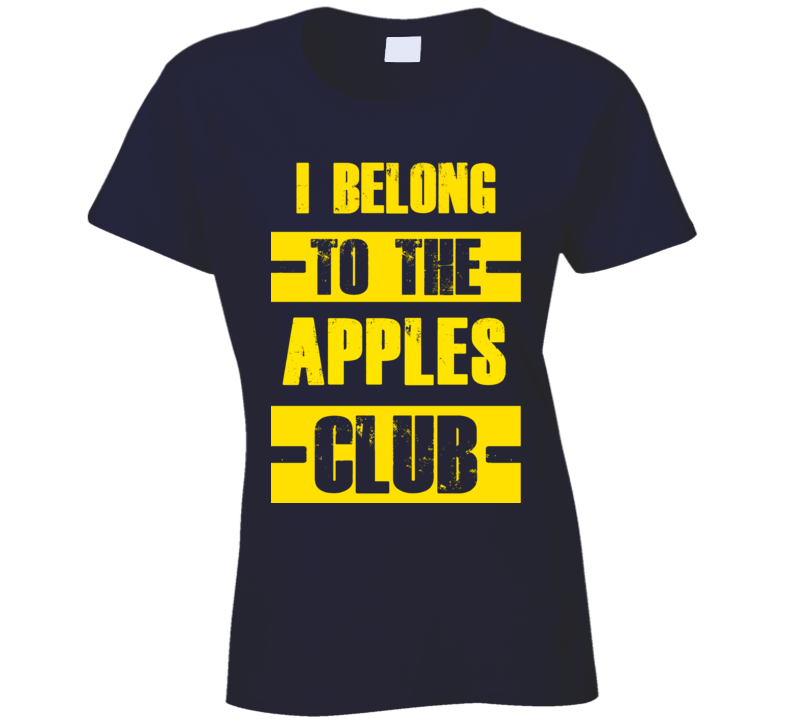 Club Funny Liquor Sport Hobby Trending Fan Apples T Shirt