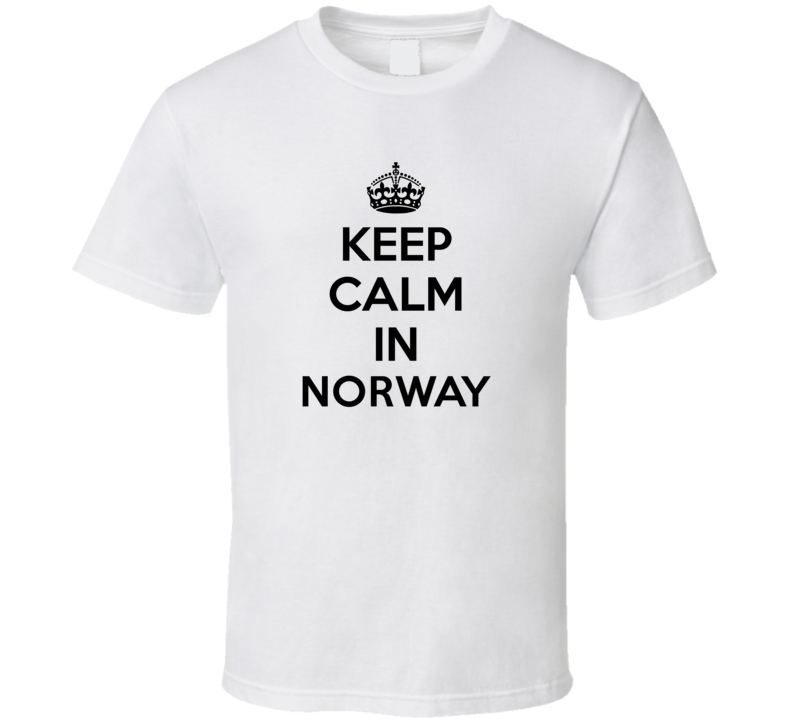 Keep Calm In Norway City Cool Pride?Trending Fan T Shirt