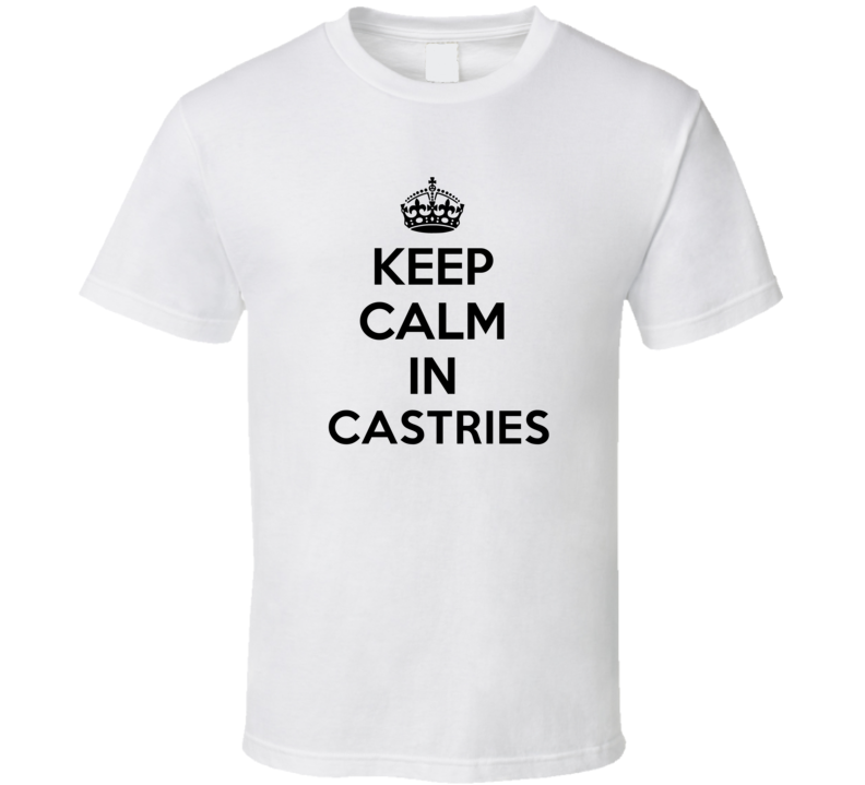 Keep Calm In Castries City Cool Pride?Trending Fan T Shirt