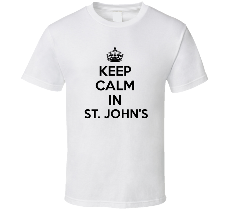 Keep Calm In St. John'S City Cool Pride?Trending Fan T Shirt