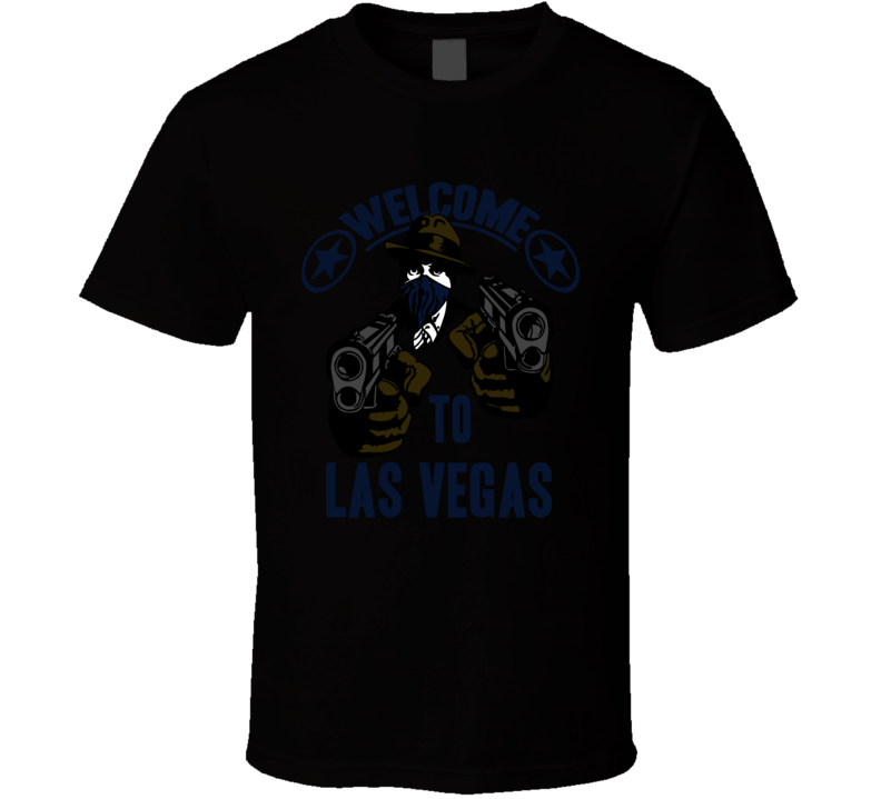 Welcome To Las Vegas Nevada City Hip Hop Gangster Fan T Shirt