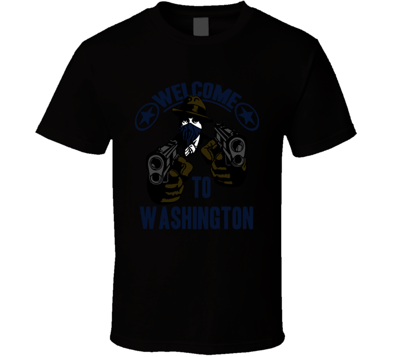 Welcome To Washington District Of Columbia City Hip Hop Gangster Fan T Shirt