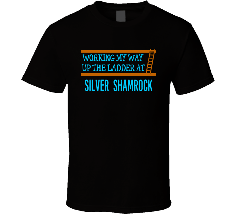 Silver Shamrock Halloween III Funny Fictional Job TV Movie Parody T Shirt