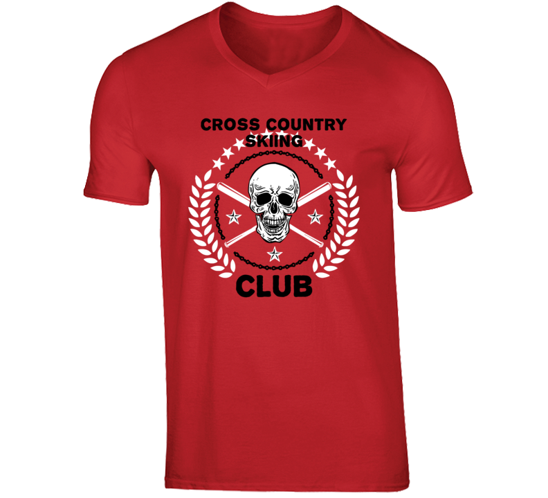 Cross Country Skiing Club Sports Hobby Vices T Shirt