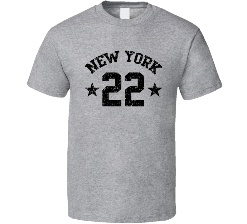 New York 22 Sports Team Basketball Baseball Football Hockey Fan T Shirt