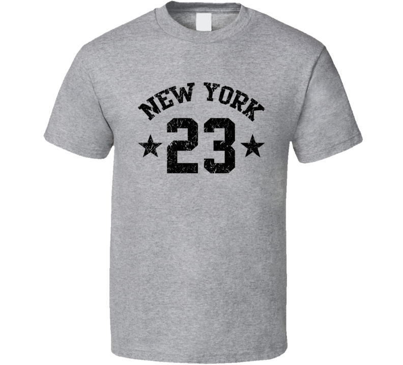 New York 23 Sports Team Basketball Baseball Football Hockey Fan T Shirt