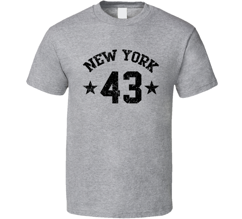 New York 43 Sports Team Basketball Baseball Football Hockey Fan T Shirt