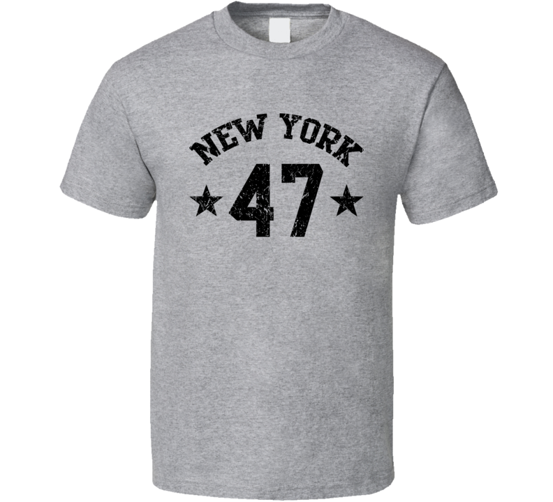 New York 47 Sports Team Basketball Baseball Football Hockey Fan T Shirt