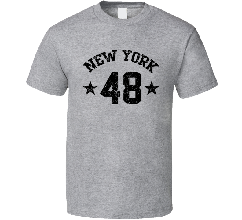 New York 48 Sports Team Basketball Baseball Football Hockey Fan T Shirt