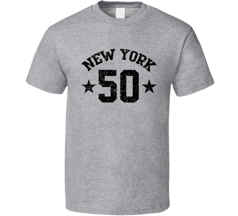 New York 50 Sports Team Basketball Baseball Football Hockey Fan T Shirt