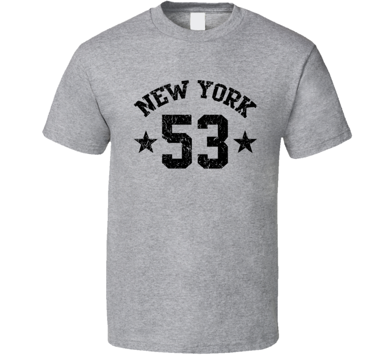 New York 53 Sports Team Basketball Baseball Football Hockey Fan T Shirt