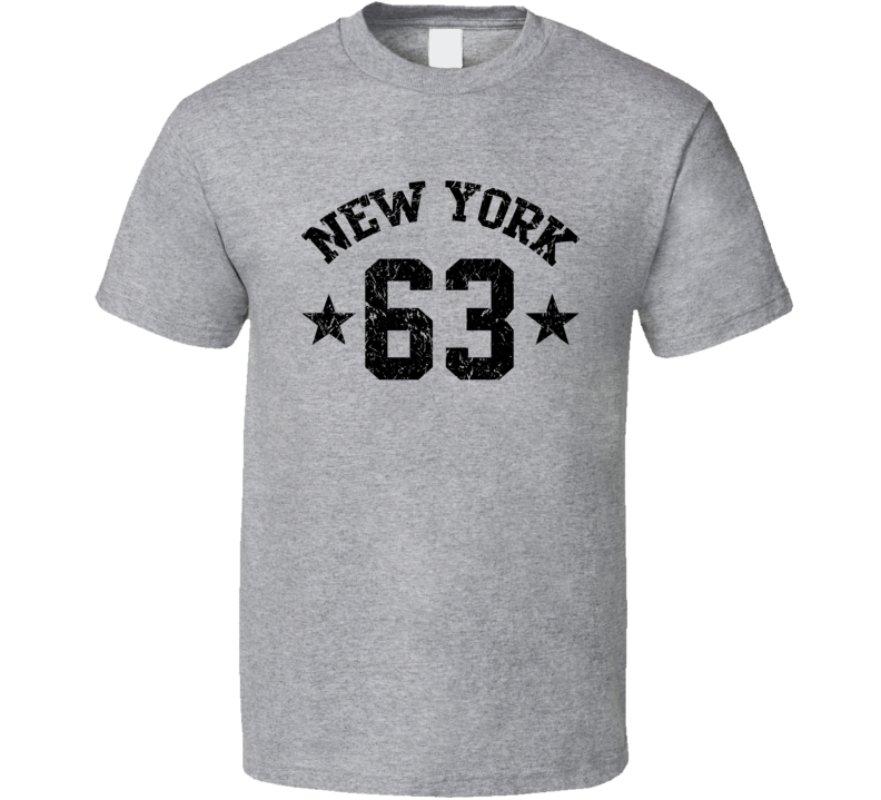 New York 63 Sports Team Basketball Baseball Football Hockey Fan T Shirt