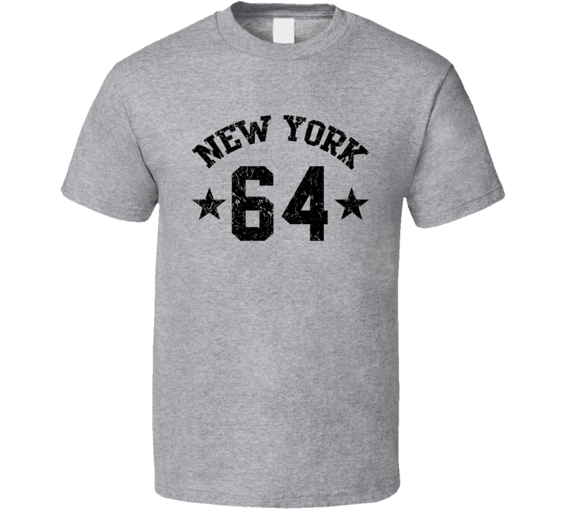 New York 64 Sports Team Basketball Baseball Football Hockey Fan T Shirt