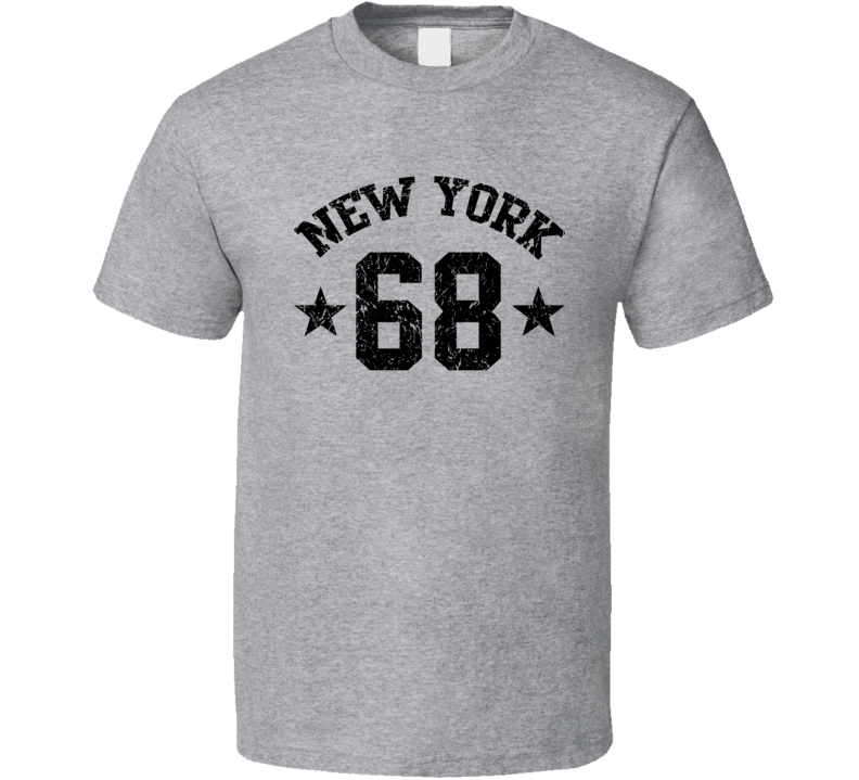 New York 68 Sports Team Basketball Baseball Football Hockey Fan T Shirt