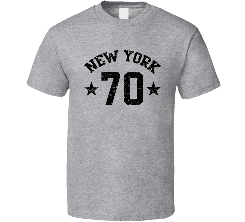 New York 70 Sports Team Basketball Baseball Football Hockey Fan T Shirt