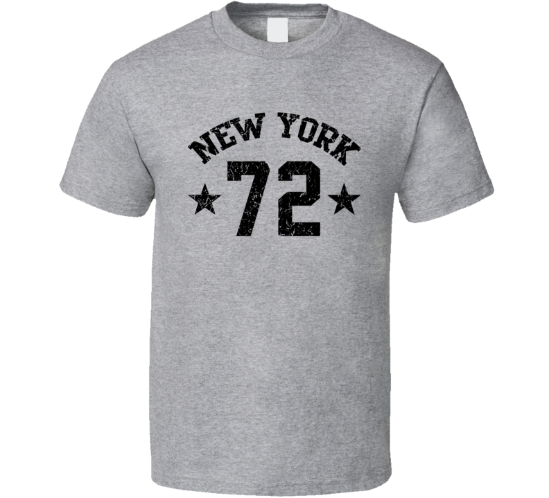 New York 72 Sports Team Basketball Baseball Football Hockey Fan T Shirt