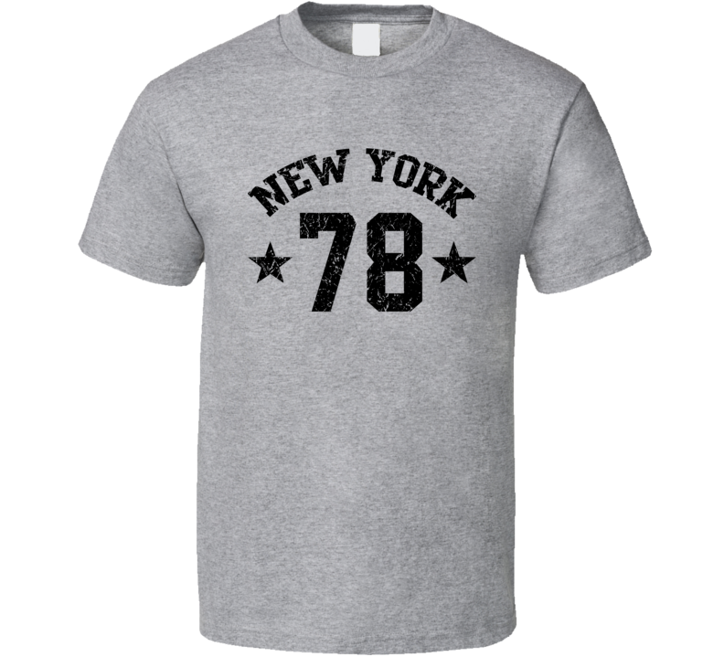 New York 78 Sports Team Basketball Baseball Football Hockey Fan T Shirt