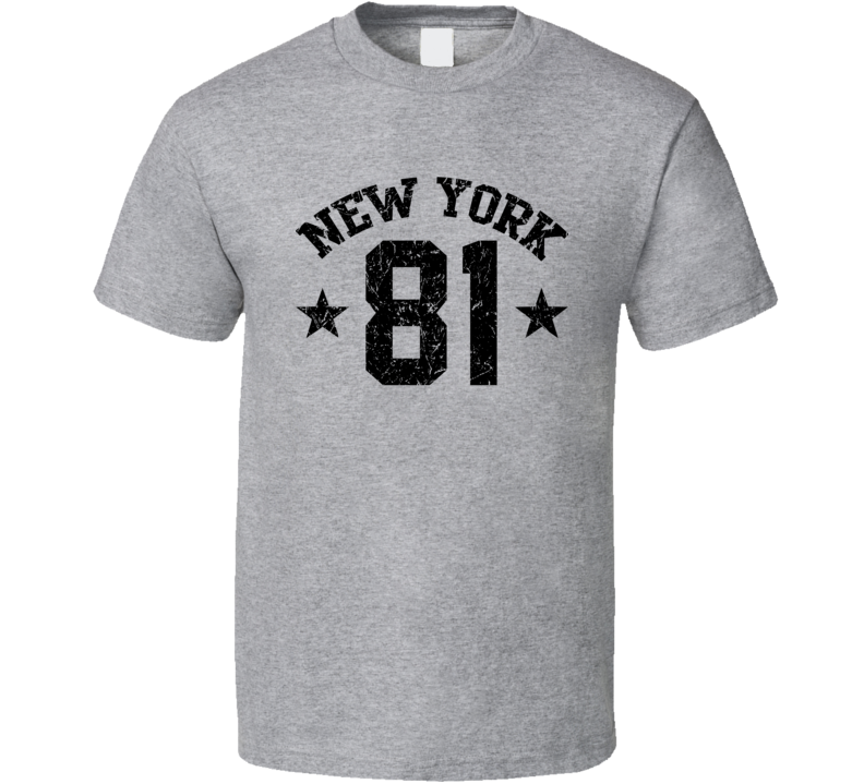 New York 81 Sports Team Basketball Baseball Football Hockey Fan T Shirt