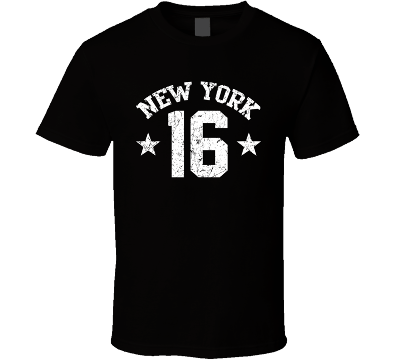 New York 16 Sports Team Basketball Baseball Football Hockey Fan T Shirt