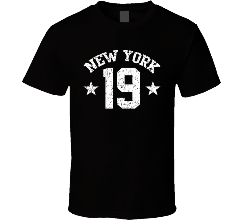 New York 19 Sports Team Basketball Baseball Football Hockey Fan T Shirt