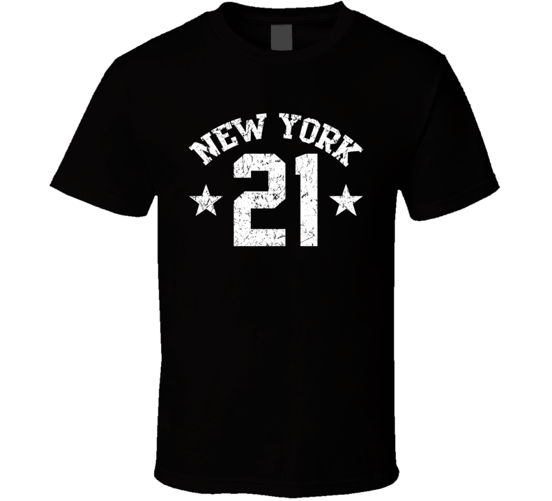 New York 21 Sports Team Basketball Baseball Football Hockey Fan T Shirt