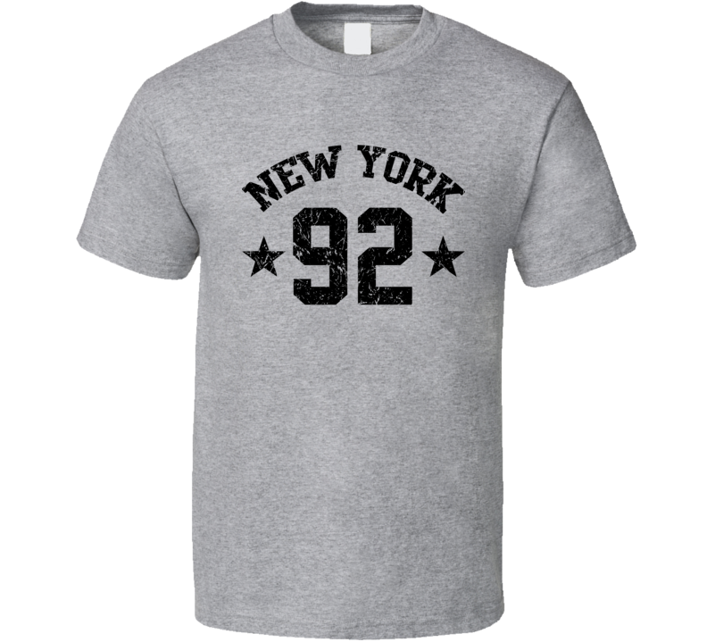 New York 92 Sports Team Basketball Baseball Football Hockey Fan T Shirt