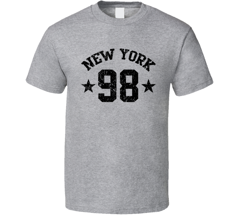 New York 98 Sports Team Basketball Baseball Football Hockey Fan T Shirt