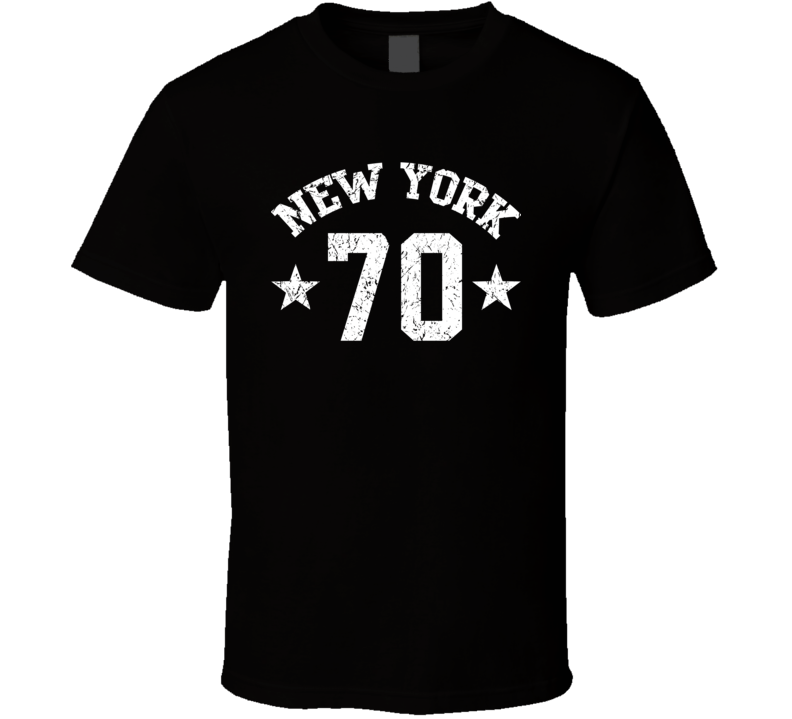 New York 70 Sports Team Basketball Baseball Football Hockey Fan T Shirt