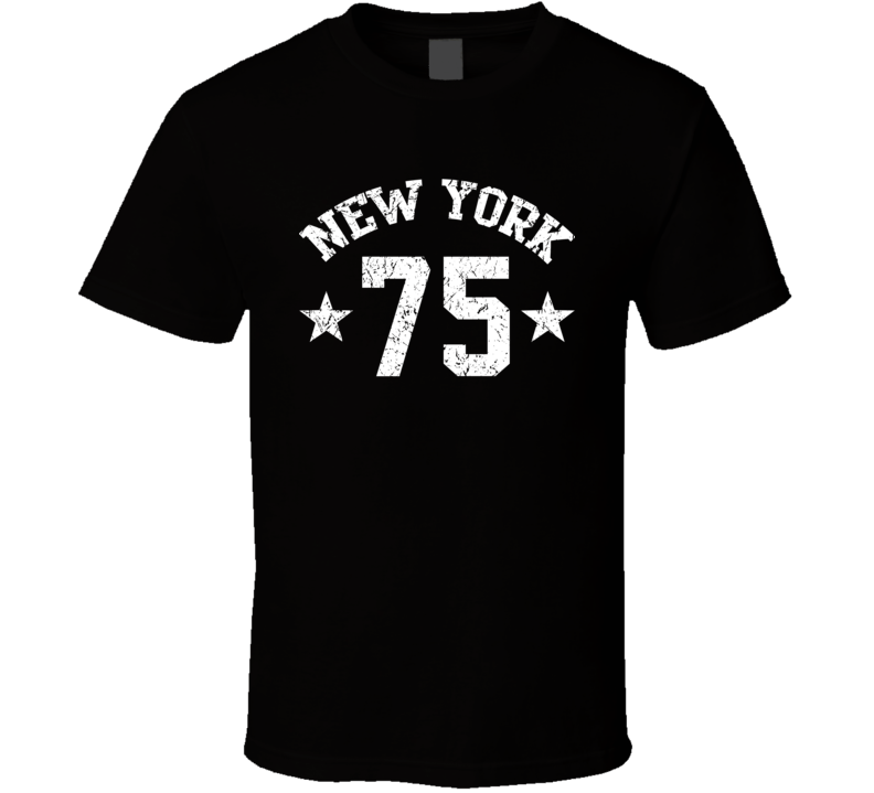 New York 75 Sports Team Basketball Baseball Football Hockey Fan T Shirt