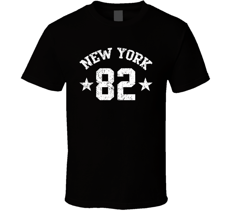 New York 82 Sports Team Basketball Baseball Football Hockey Fan T Shirt