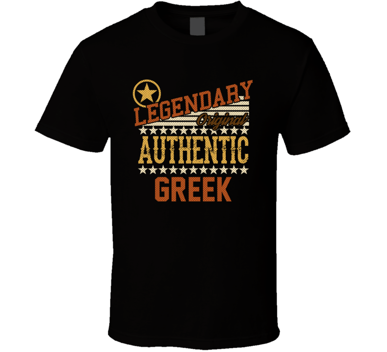 Greek Legendary Authentic Nationality Proud Country T Shirt