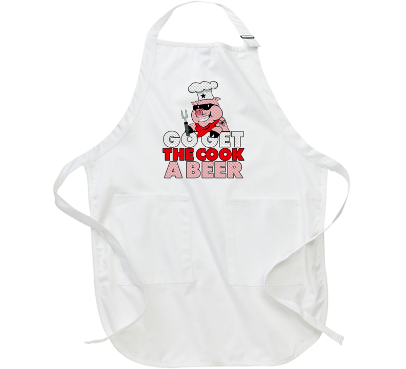 Go Get The Cook A Beer BBQ Father's Day Cookout Funny Apron