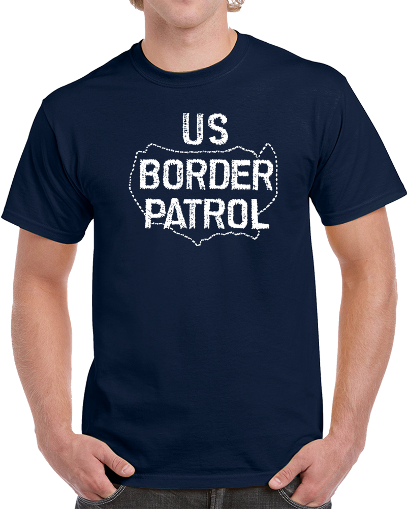 US Border Patrol Support Protect USA America Merica Proud Trump T Shirt