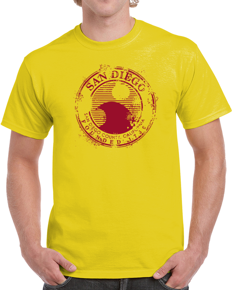 San Diego California Ca Usa Stamp T Shirt