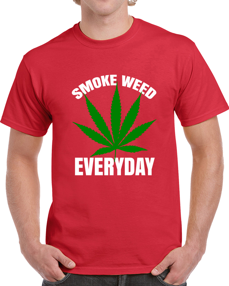 Smoke Weed Everyday Rap Rock Funny Hemp Cool T Shirt