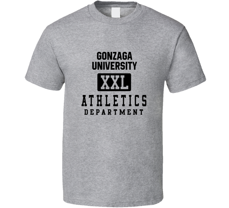 Gonzaga University Athletics Department Tee Sports Fan T Shirt