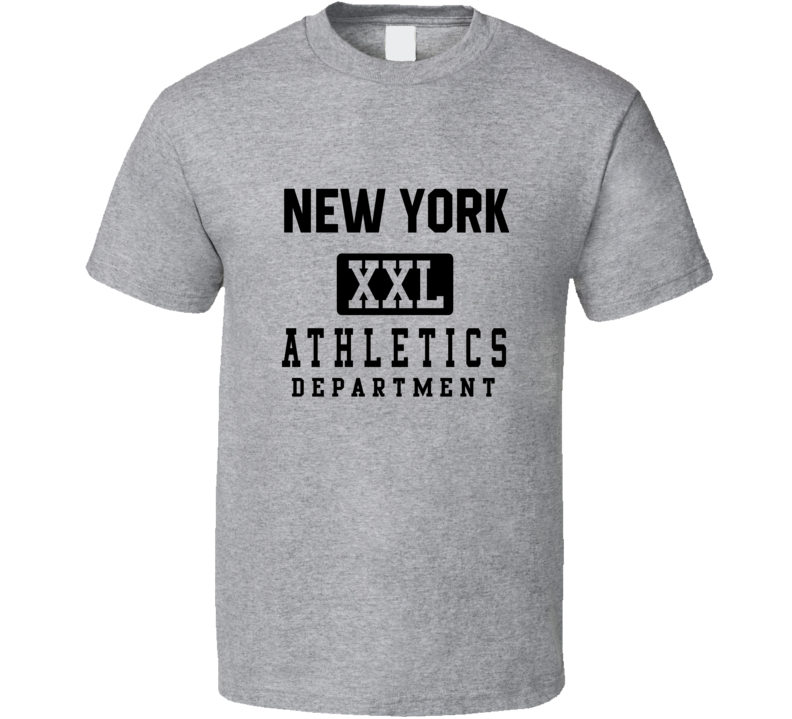 New York Athletics Department Tee Sports Fan T Shirt