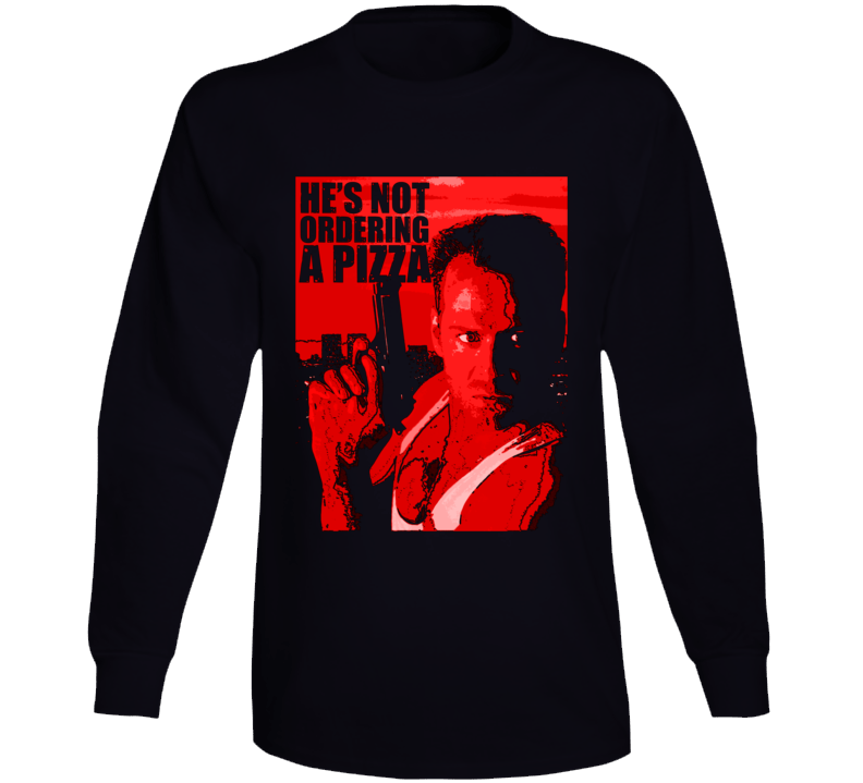 Die Hard Bruce Willis John Mcclane Action Movie Long Sleeve T Shirt