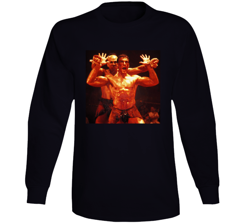 Jean Claude Van Damme Kickboxer Mma Movie Fan Long Sleeve T Shirt