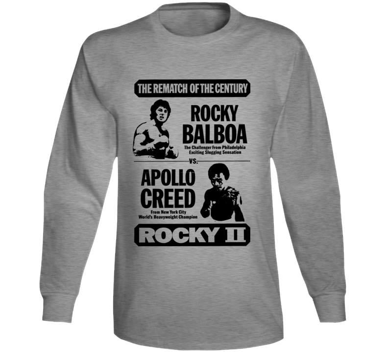 Rocky Ii Apollo Creed Boxing Movie T Long Sleeve T Shirt