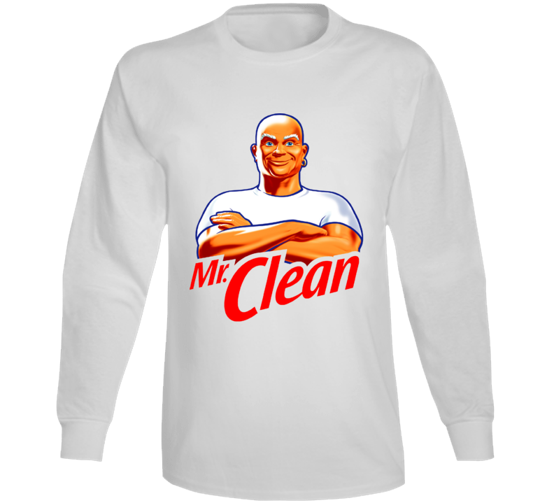 Mr Clean Fan Long Sleeve T Shirt