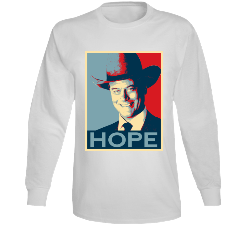 Jr Ewing Dallas Hope Rip Tv Icon Fan Long Sleeve T Shirt